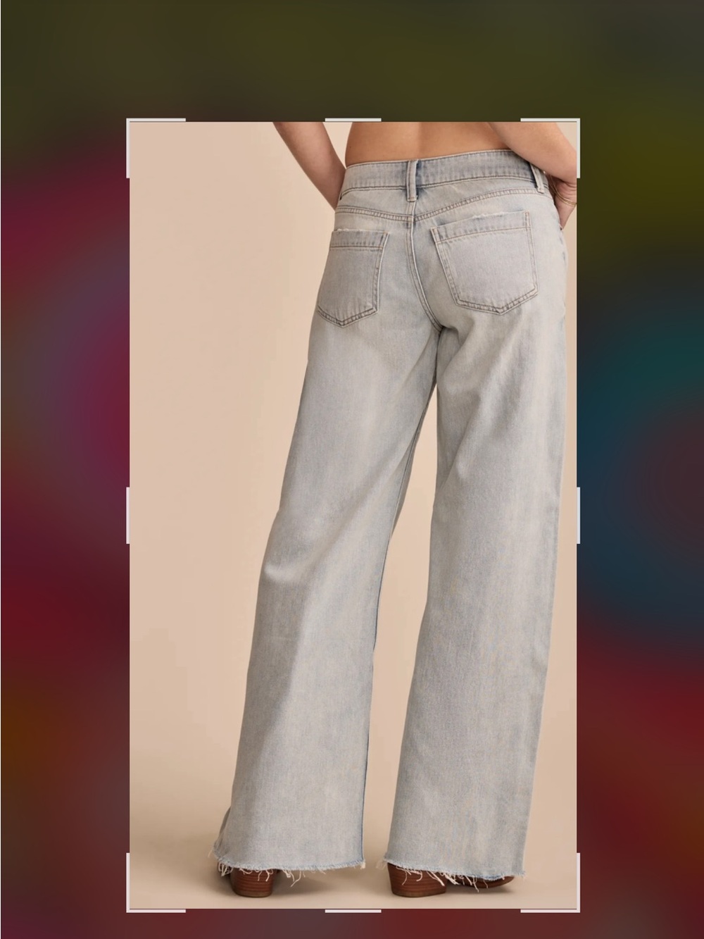 Lucky Brand Light Wash Wide Leg Palazzo Women’s Jeans -26 - Picture 7 of 15